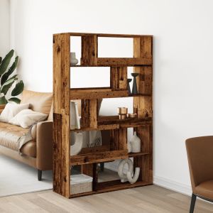 Librerías madera envejecida 100x33x156,5 cm
