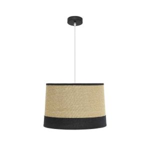 CoLGante tietar 1xE27 saco/negro regx40x40 cm