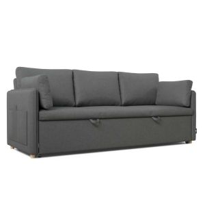 Nalui sofá cama nest 3 gris antracita