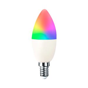 Bombilla LED vela smart Wi-Fi e14 5w equi.35w 450lm rgbww regulable