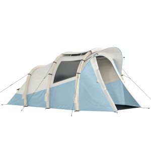 Tienda campaña inflable 480x280x195 cm tpu, tela oxford color azul Outsunny