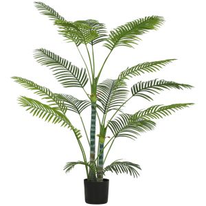 Palmera artificial 20x20x170 cm peva, pp color verde Homcom