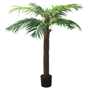 vidaXL palmera fénix artificial con macetero 190 cm verde
