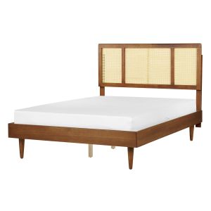 Cama ratán auray 140 x 200 cm marrón
