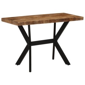 Mesa de comedor madera maciza de mango 110x55x75 cm oif444291