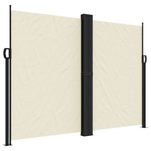 vidaXL toldo lateral retráctil crema 180x1200 cm