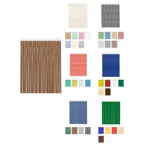 120 x 240 cm | marbella - marrón | cortinas de exterior impermeables – cor