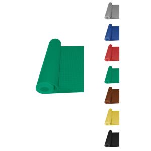 Rollo: 1x5 metros | verde | pavimento de círculos | suelo de caucho | colo