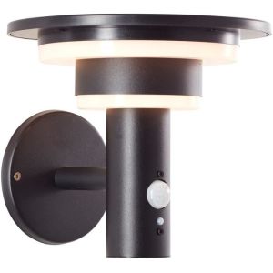 Aplique exterior - brilliant - garvina - LED y solar - detector de movimien