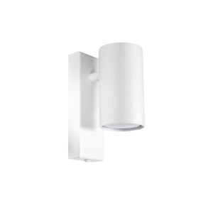 Lámpara de pared utti 1 blanco acero 6x15x10cm