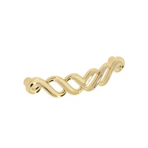 Tirador para mueble 745 en zamac dist entre ejes 96 mm dorado lote de 6