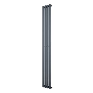 Radiador de columna simple ovalado – 1800 mm x 240 mm – gris antracita