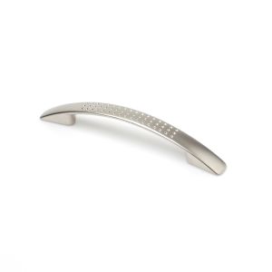 Tirador para mueble rei 544g | cc 128 mm | níquel bisú | zamak