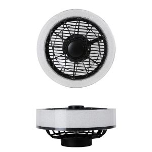 Nettlife ventilador de techo negro LED  40x20