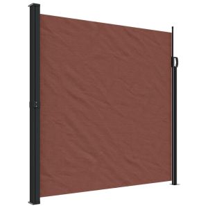 vidaXL toldo lateral retráctil marrón 200x600 cm