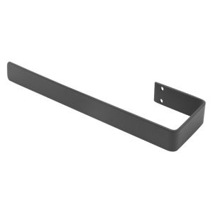 Toallero baño 30cm colgador toallas de cocina, soporte acero antracita