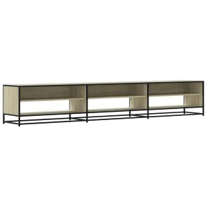 Mueble para tv de estilo industrial con amplio espacio