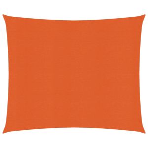 vidaXL toldo de vela naranja hdpe 160 g/m² 2,5x3 m