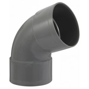 Codo pvc 67°30 para pegar, hembra / hembra, d100
