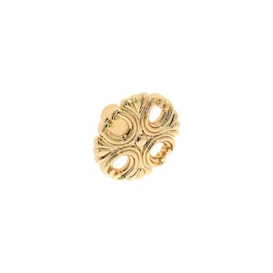 Pomo para muebles 821 en zamac diám 37mm bañados en oro lote de 25