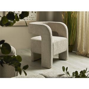Butaca bakari rizo suave beige 72x63x74 cms