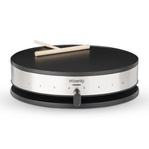 Crêpière hkoenig - krep29 - superficie de cocción 33cm - revestimiento anti