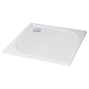 Ondee - plato de ducha hestia - antideslizante - 80x80cm - resina - blanco