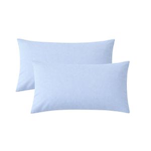 Pack 2 fundas almohada azul 70cm - 100% algodón - donegal collections