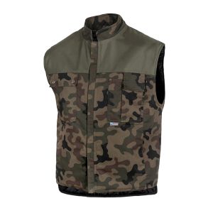 Chaleco acolchado de camuflaje - talla xl