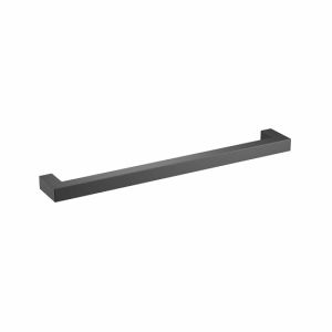 Tirador para mueble acero inox dist entre ejes 224 mm barniz negro lote 25