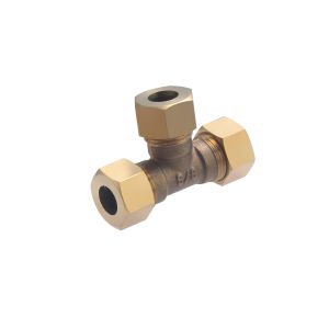 Conector mixto roscado para tubo de cobre te igual ø10