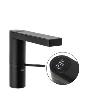 Rea grifo de baño amar lcd black low, 16x4,2x14,5 cm