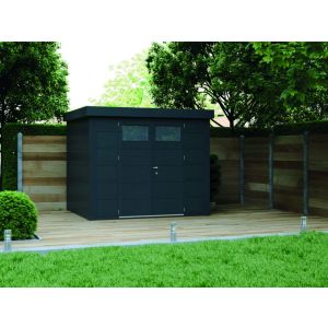 CASETA METALICA JARDIN NOVO HABITAT NH6 ANTRACITA
