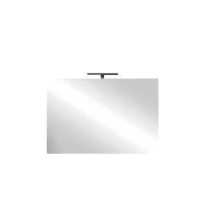 Espejo de diseño kubrick – 80x75 cm con LED – blanco brillante