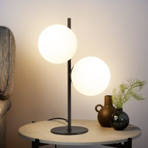 Nettlife lampara de mesa E27 blanco 42x20