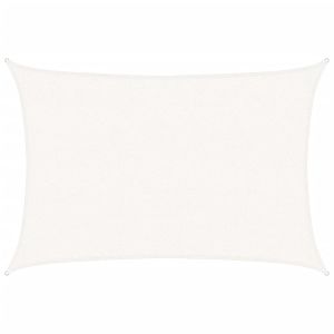 vidaXL toldo de vela hdpe blanco 160 g/m² 2,5x3,5 m