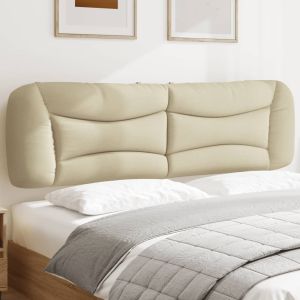 Cabecero de cama acolchado tela crema 180 cm eso9438