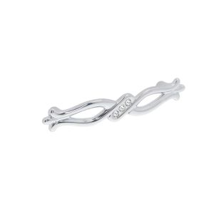 Tirador mueble en zamac y cristal 715 dist entre ejes 96 mm cromo lote 6