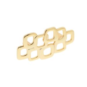Tirador para mueble en zamac 651 dist entre ejes 64mm dorado lote de 25