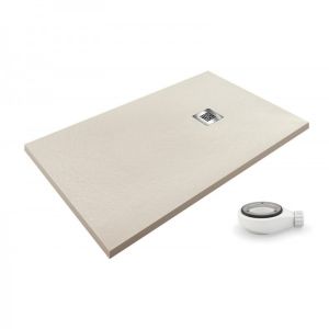 Plato de ducha airstone crema ral 9001 100x120