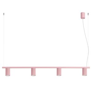 Arañas karbon 4 rosa aluminio 122x212x6.5cm