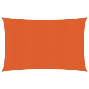 Vela de sombra 160 g/m² naranja 2 x 3,5