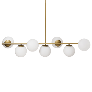 Lámpara colgante karla metal dorado