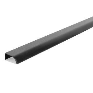 Tirador aluminio ona acabado negro cepillad dist. 1056mm.
