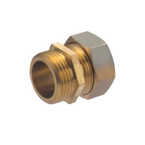 Conector recto con junta mixta m 3/4 - ø18, enlace de 1 pieza