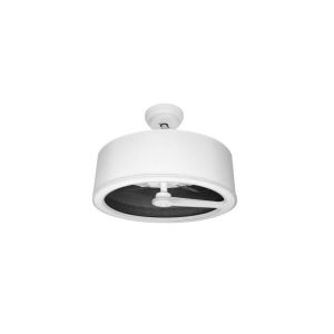 Ventilador de techo dc tatiana 110w blanco madera negra 3 aspas