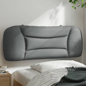 Cabecero de cama acolchado tela gris claro 100 cm eso8878