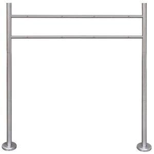 Soporte de acero inoxidable para buzón 120 x 100