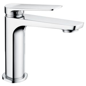 Imex - grifo monomando lavabo caño bajo cromado serie nápoles