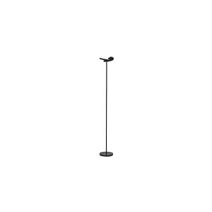 Lámpara de pie LED con cabezal orientable para salón